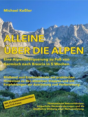 cover image of Alleine über die Alpen